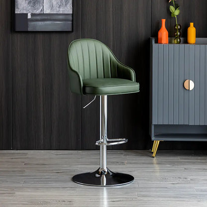 Modern Minimalist Bar Stool with Backrest (Factory)