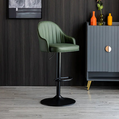 Modern Minimalist Bar Stool with Backrest (Factory)