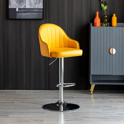 Modern Minimalist Bar Stool with Backrest (Factory)